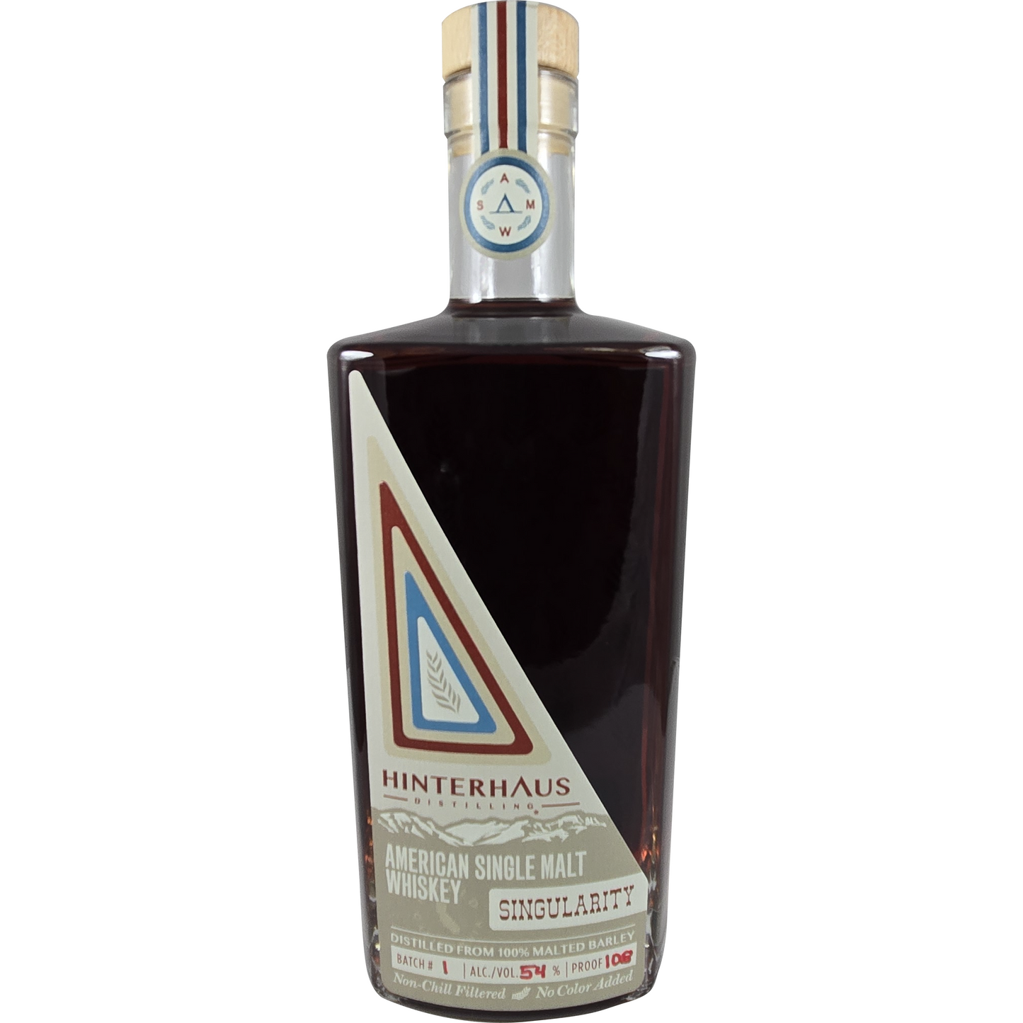 Hinterhaus American Single Malt Whiskey - Singularity