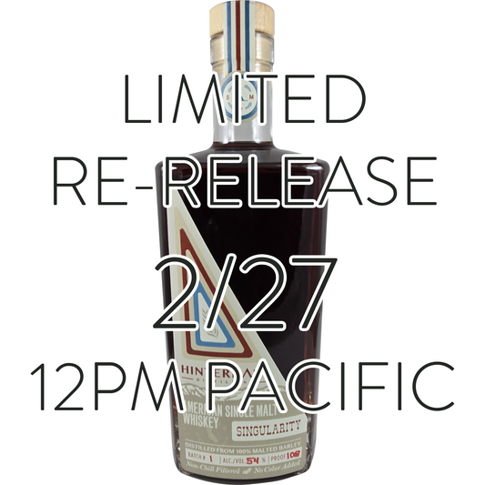 Hinterhaus American Single Malt Whiskey - Singularity